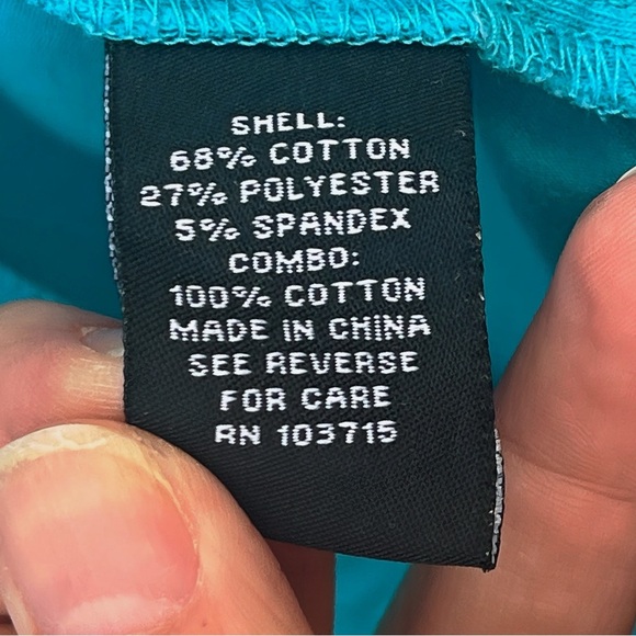 Sharagano Turquoise Shirt Tunic Dress Medium - Picture 11 of 13